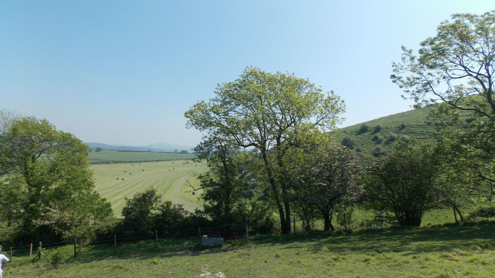 View of the countryside